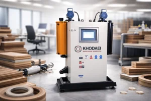 نقش میکسر چسب لمینت در کاهش ضایعات صنعت مبلمان اداری